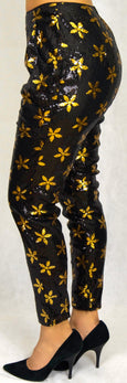 Black & Gold Sequin Pant